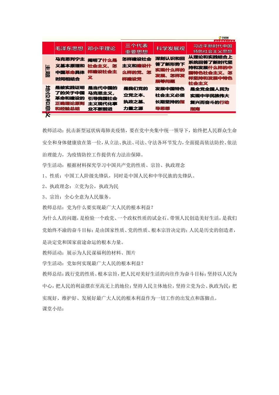 高中政治 第三单元 发展社会主义民主政治 第五课 中国特色社会主义最本质的特征 2 始终坚持以人民为中心教案2 新人教版必修2-新人教版高一必修2政治教案_第2页