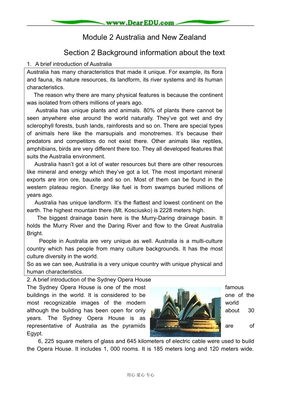 外研版英语必修10 Module2 Australia and New Zealand-Background information012_第1页