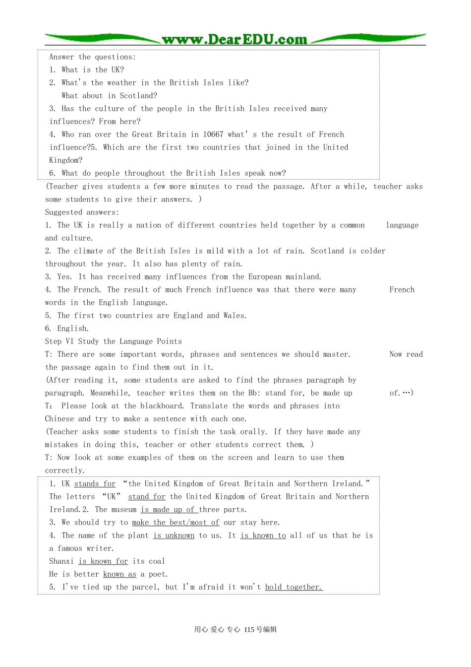 高中英语第二册上Unit 5 The Second Period_第3页