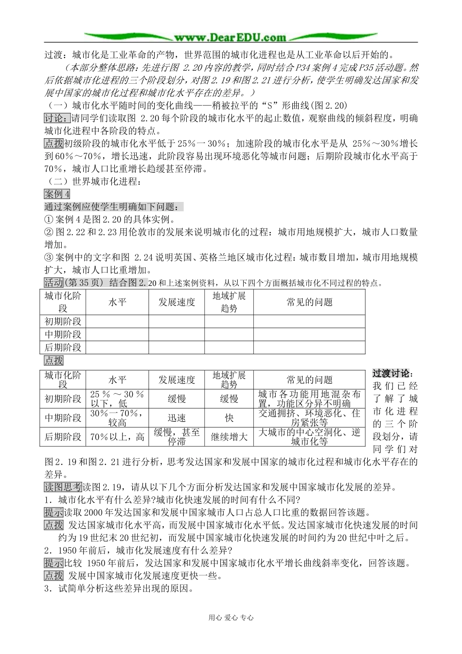 新人教版高中地理必修2城市化 第1课时_第2页