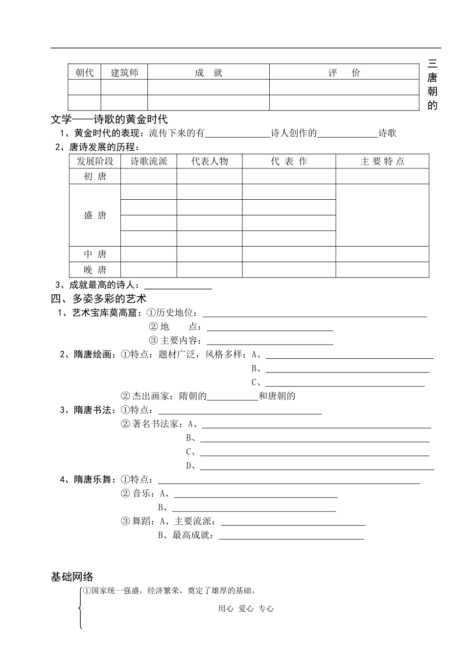 高三历史隋唐时期文化的繁荣1_第2页