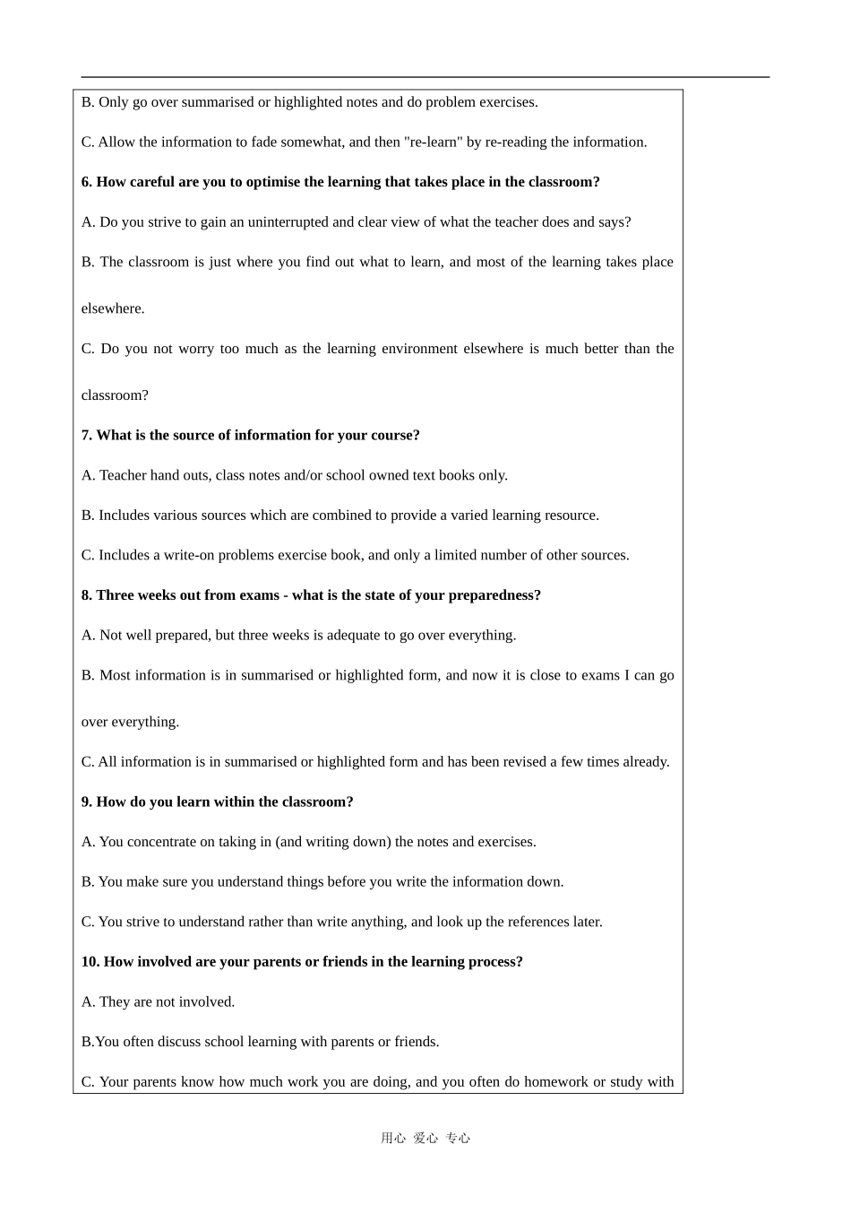 高中英语Unit 4 Learning efficiently Reading人教版选修10_第3页