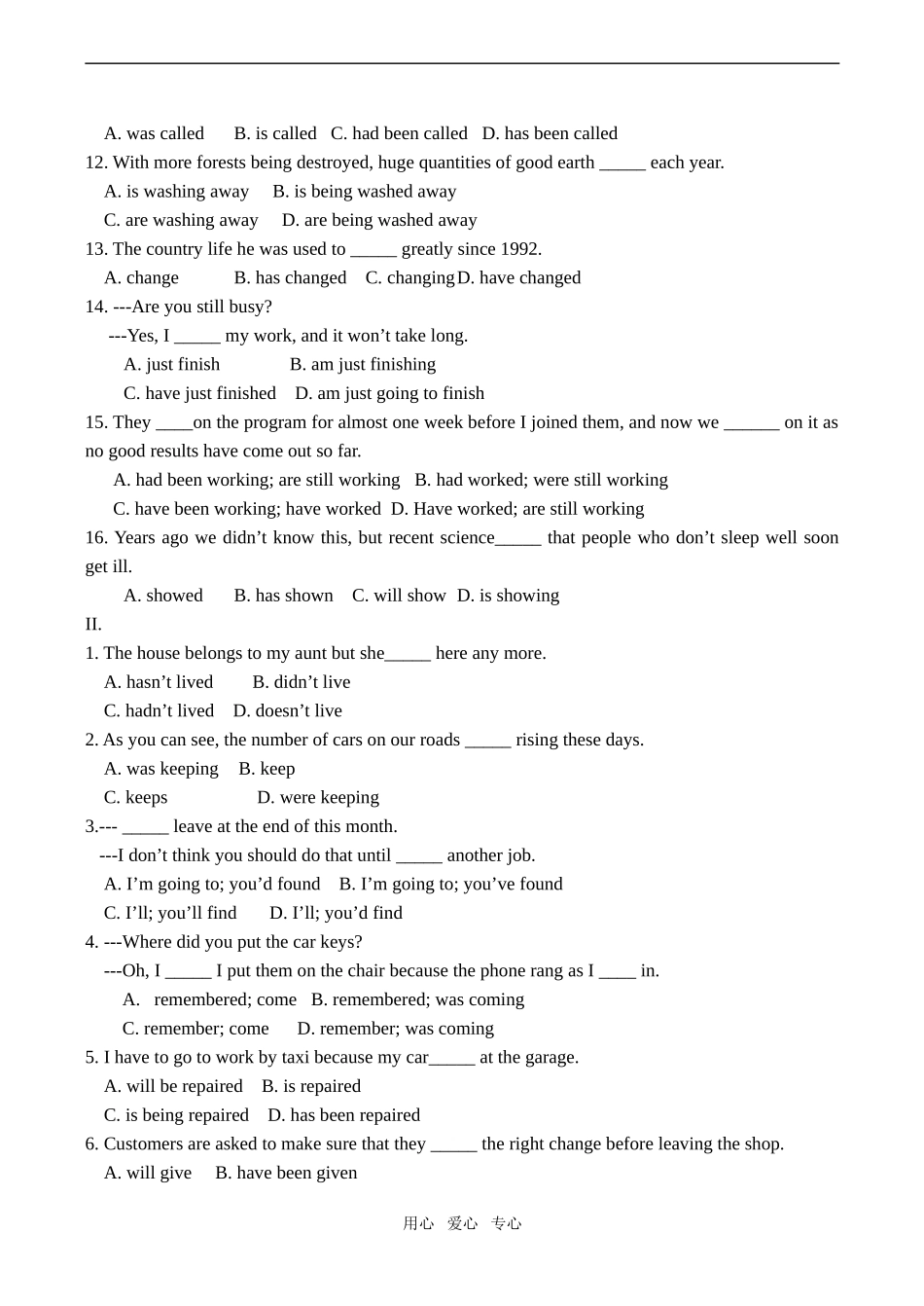 高二英语 Unit 1 Laughter is good for you-Grammar and usage(2)选修6_第3页