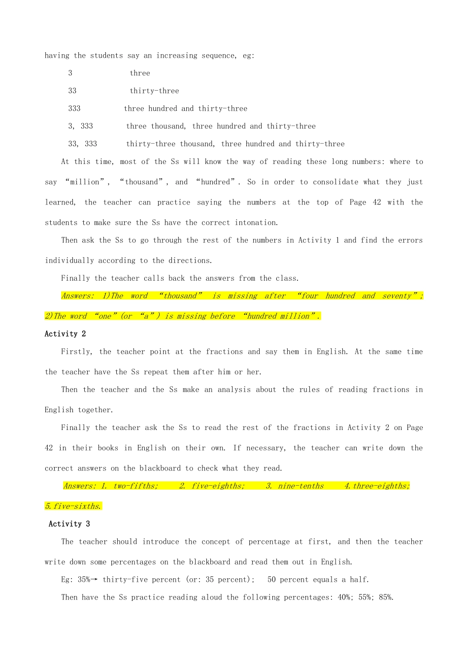山西省吕梁市高中英语 Module 5 A Lesson in a Lab教学设计 外研版必修1_第3页