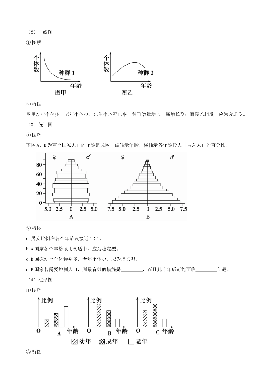 天津市高考生物一轮复习 专题8 种群与群落教案 新人教版_第3页