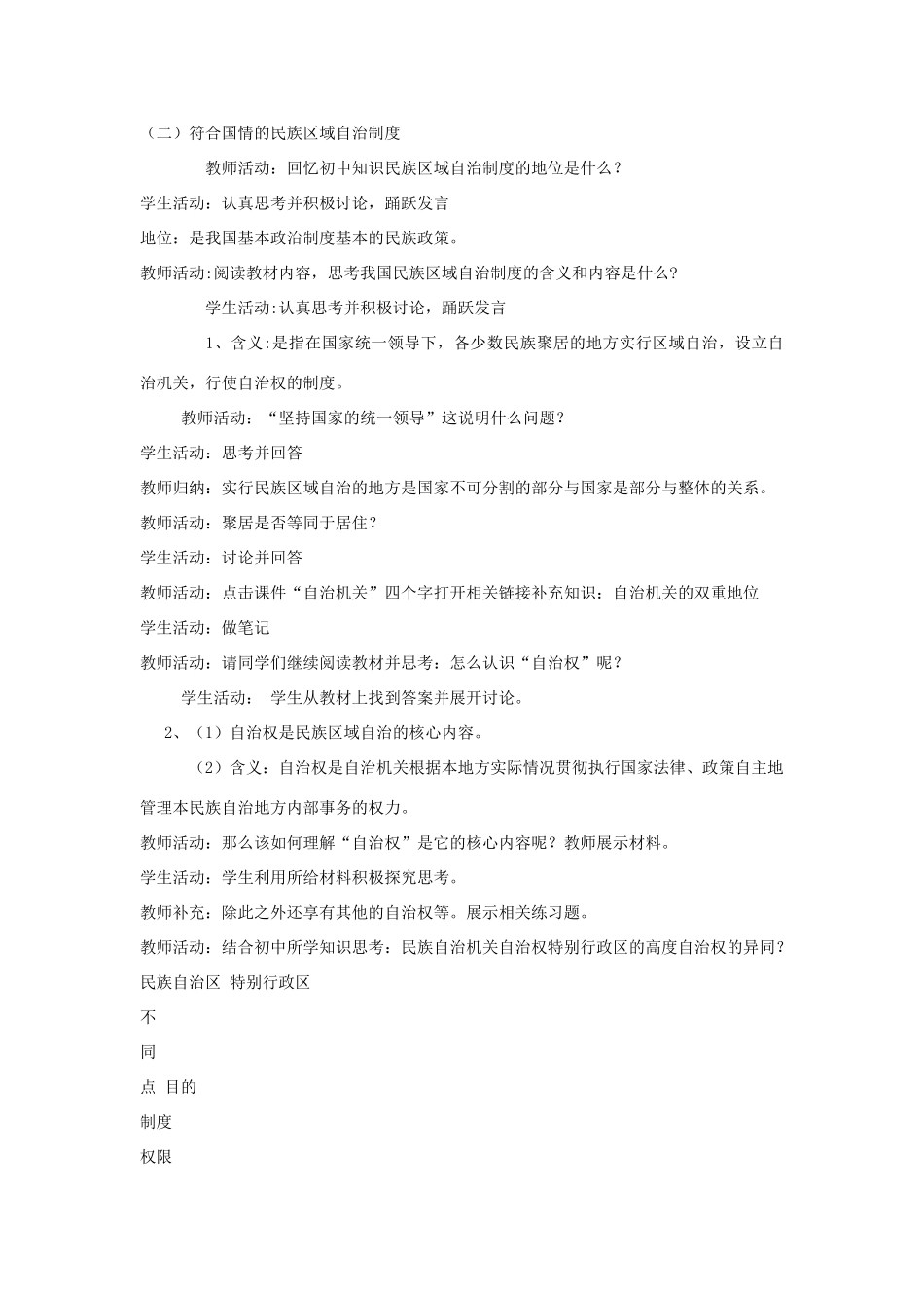 高中政治下学期第12周教学设计-人教版高中全册政治教案_第2页