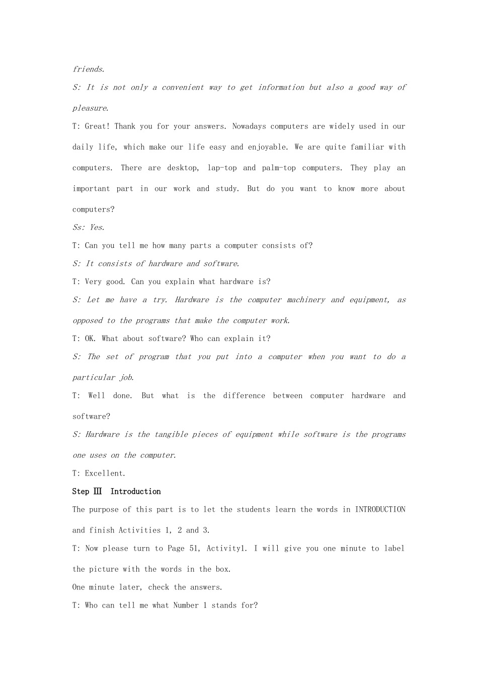 高中英语上学期第15周 模块6 课文语言知识点教学设计 新人教版必修1-新人教版高中必修1英语教案_第2页