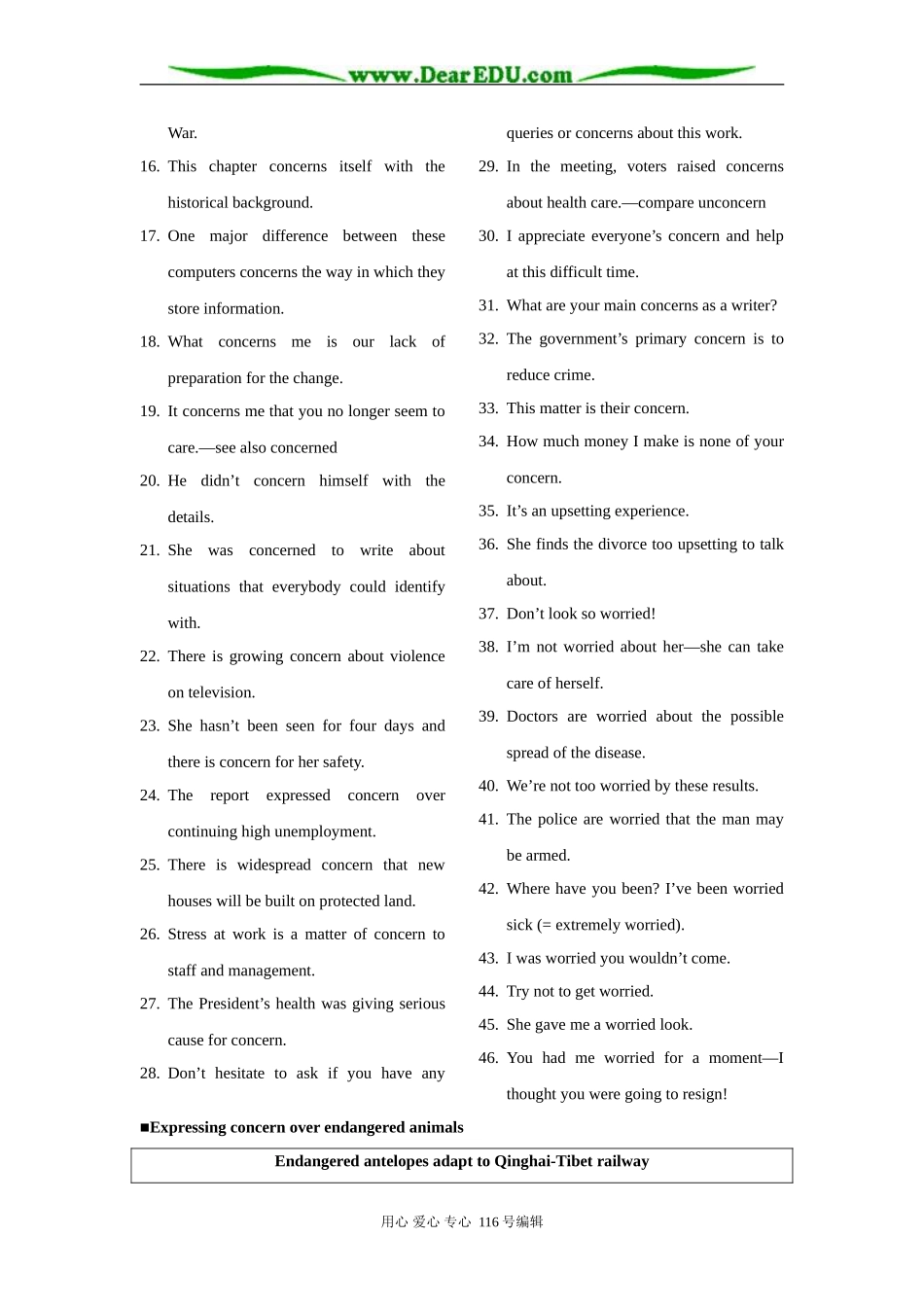 高中英语必修5Module6 Period3：Function---Expressing concern_第2页