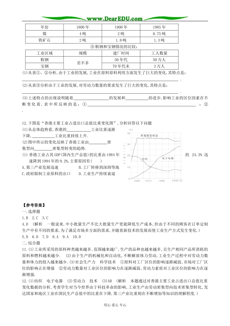 人教版高中地理必修下册工业生产活动3_第2页