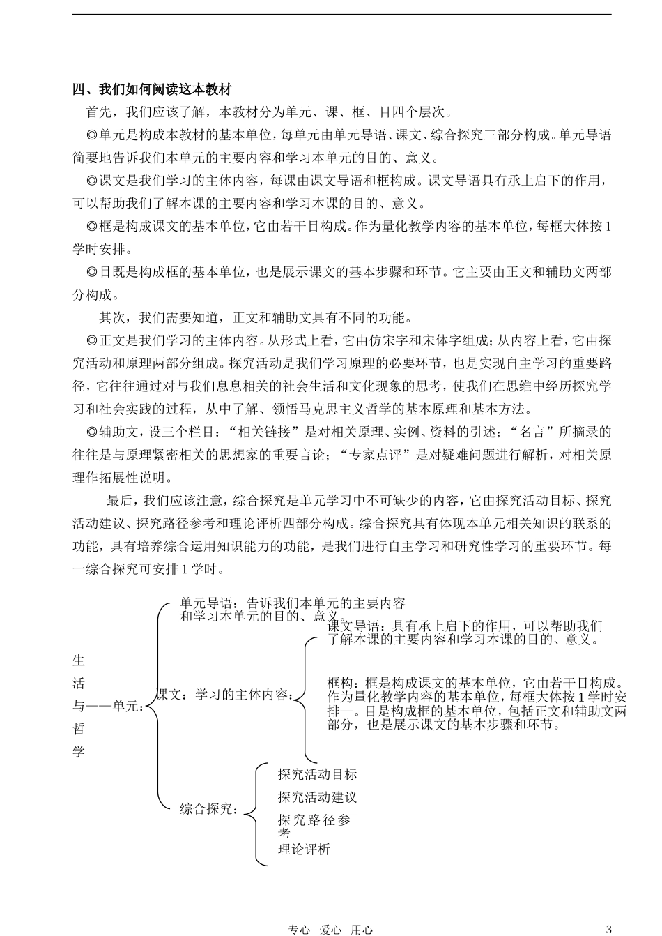 高中政治 1生活与哲学第一单元教案 新人教版必修4_第3页
