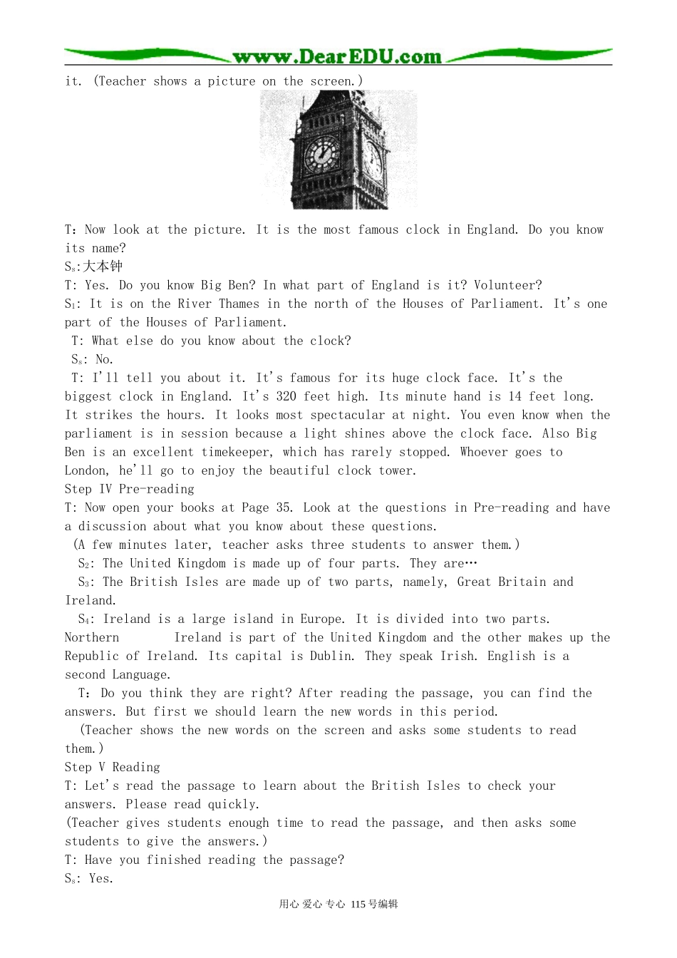 高中英语第二册上Unit 5 The British lsles-The Second Period_第2页