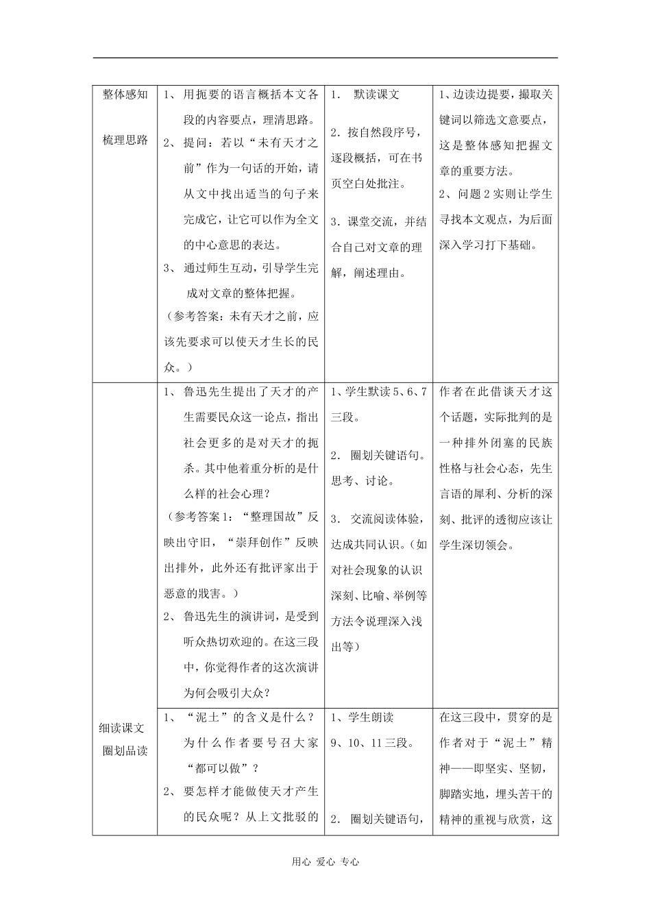 高三语文：4.13《未有天才之前》教案 沪教版_第2页