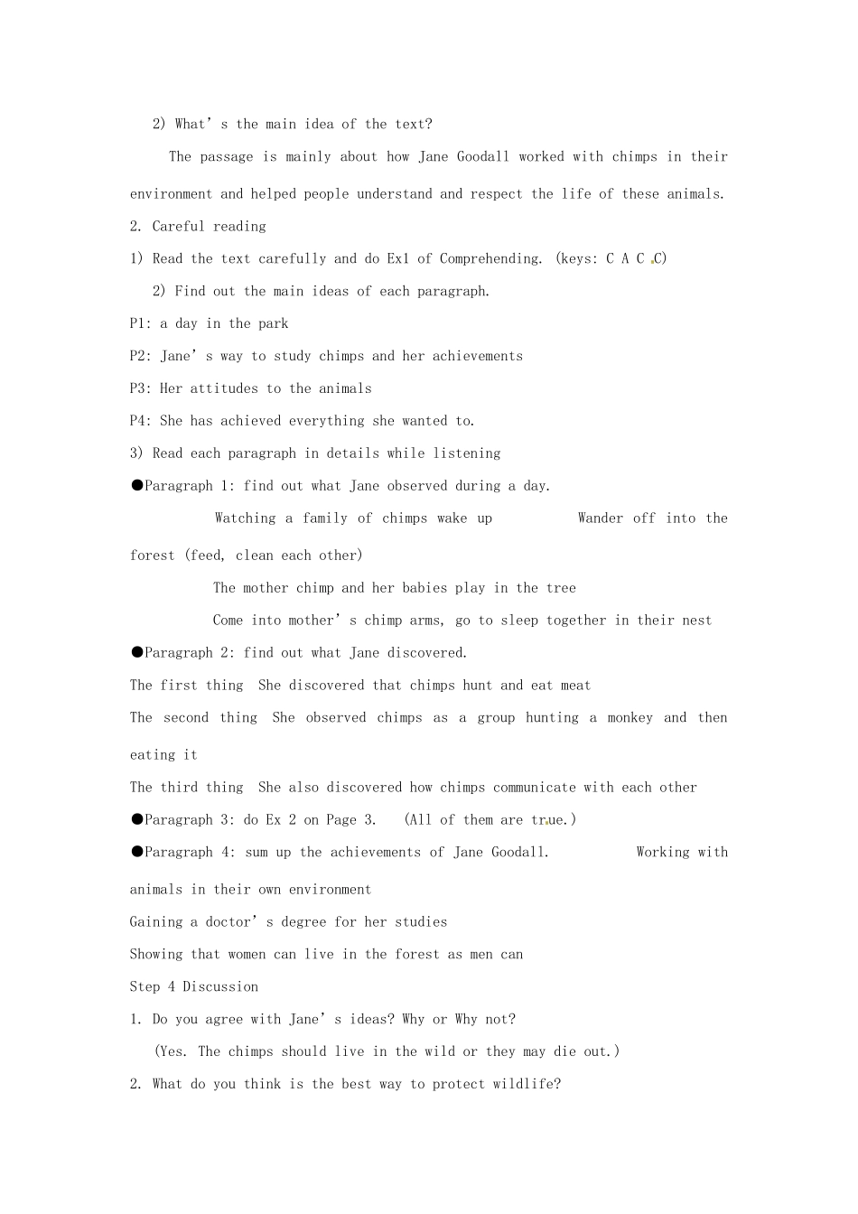 浙江省衢州市高中英语《Unit 5 Canada“The True North”》教案 新人教版必修4_第3页