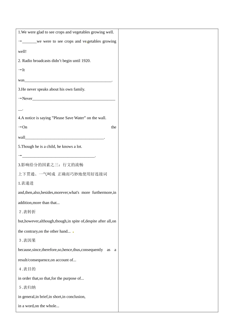 高二英语 作文高分教案-人教版高二全册英语教案_第2页