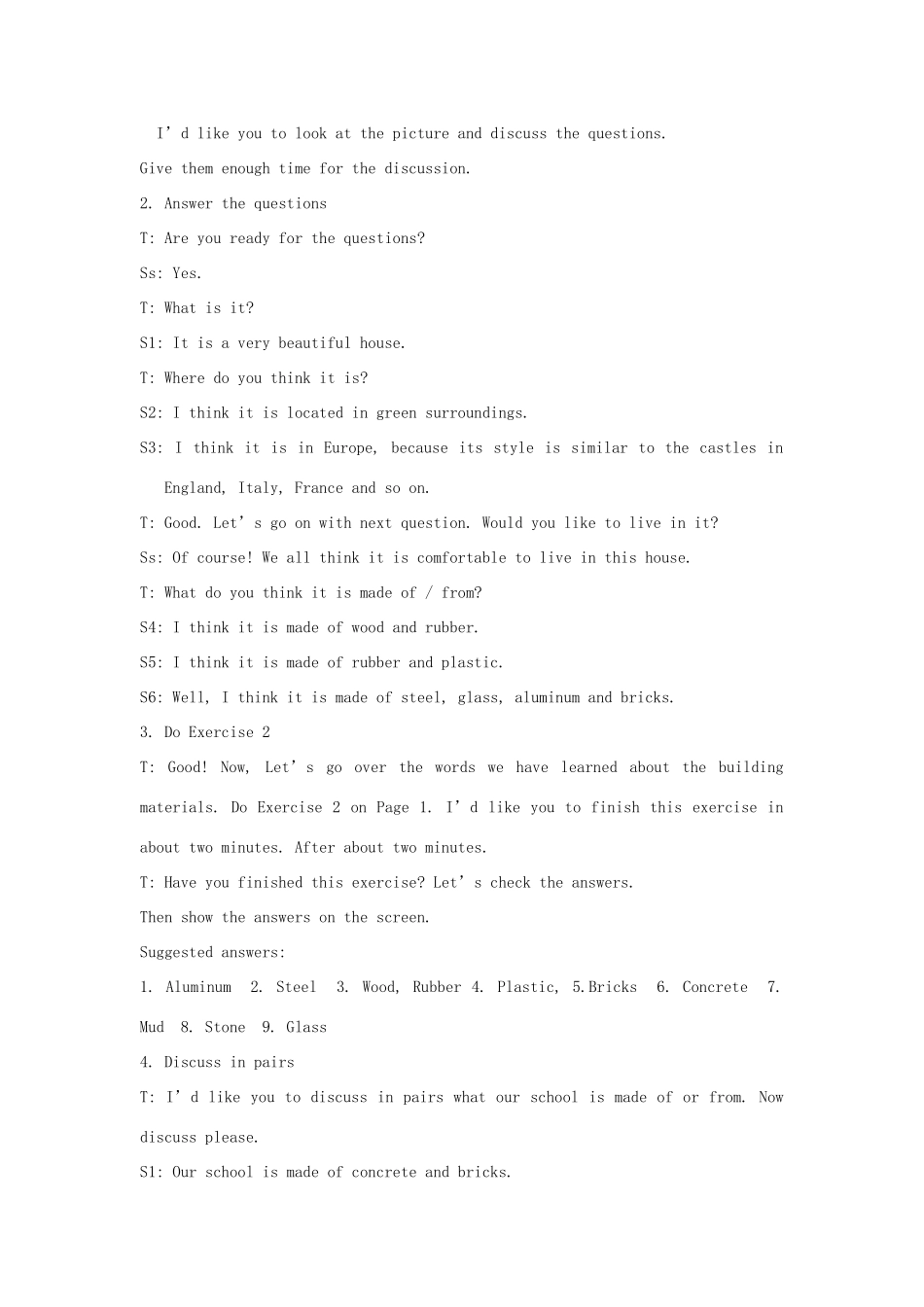 高中英语上学期第1周 The First Period Reading教学设计-人教版高中全册英语教案_第3页