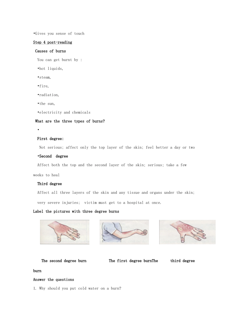 高中英语 Unit5 Five The Third Period Reading（3）教案 新人教版必修5_第3页