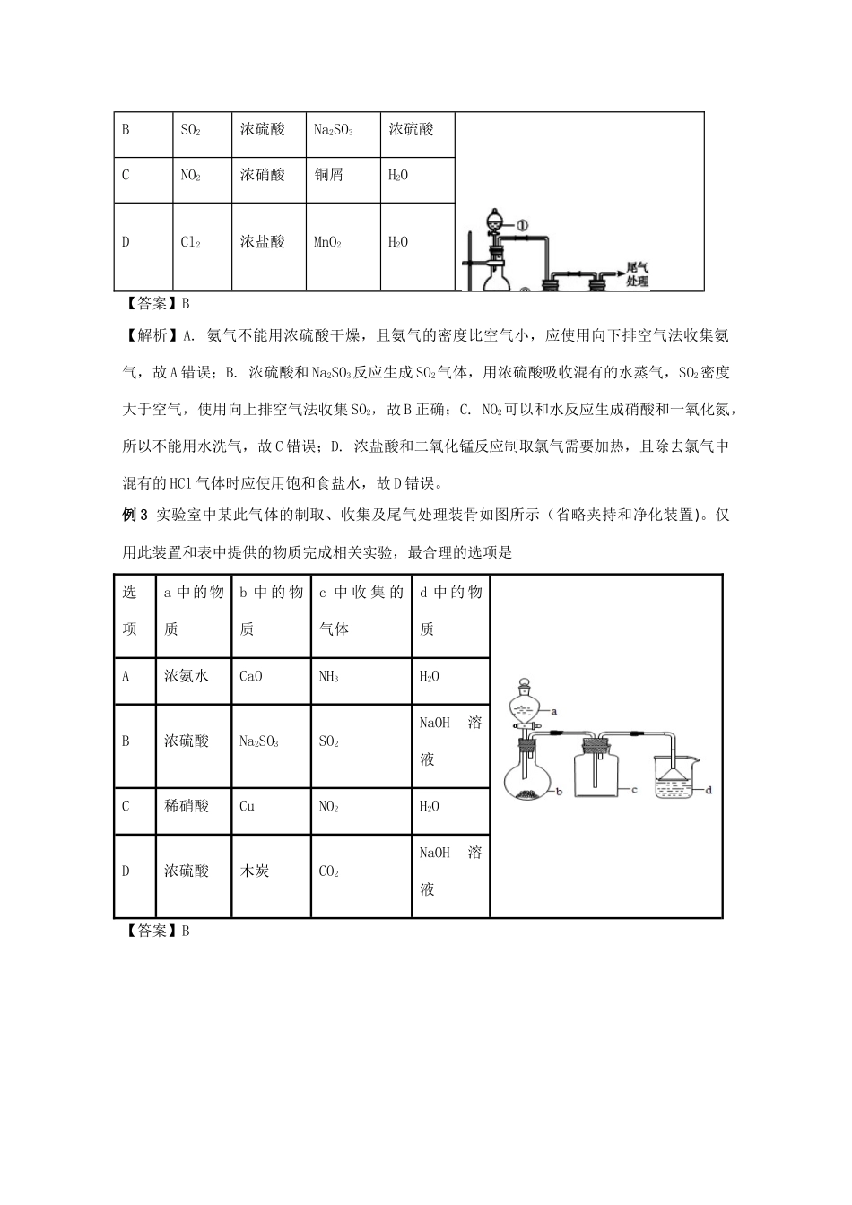 高考化学 实验全突破 专题10“一器多用”教案-人教版高三全册化学教案_第3页