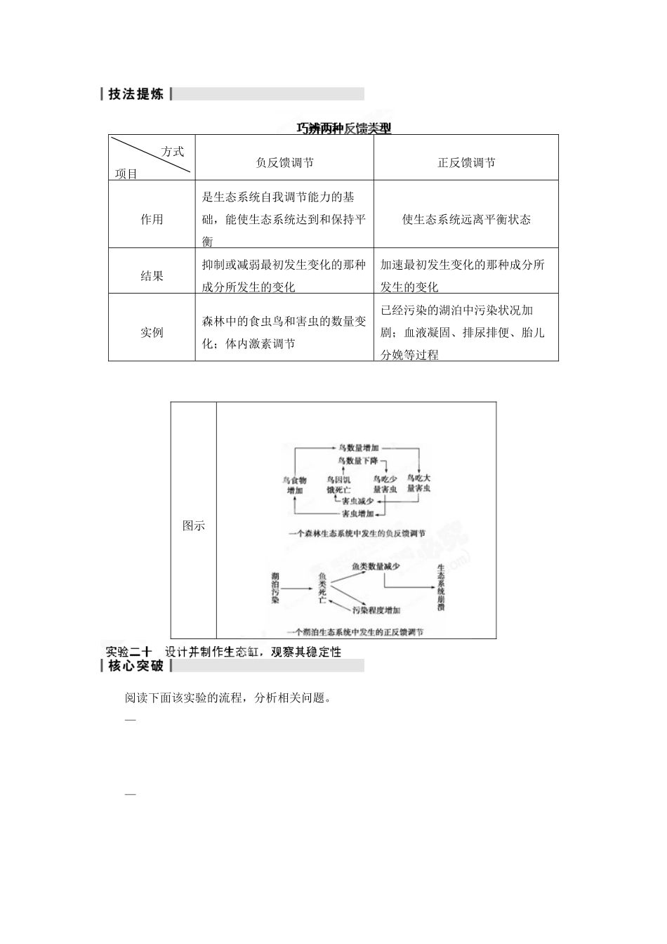 重庆市万州分水中学高考生物 第5章《生态系统及其稳定性》复习考点五 理解生态系统的稳定性 新人教版必修3_第3页
