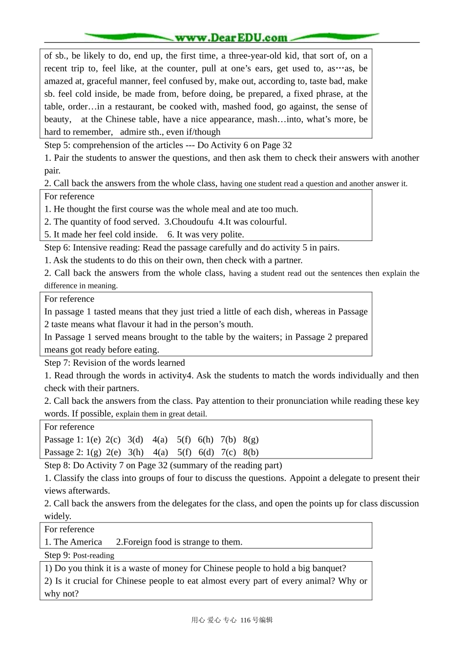 高中英语必修8Module 3 Foreign Food-Reading_第3页