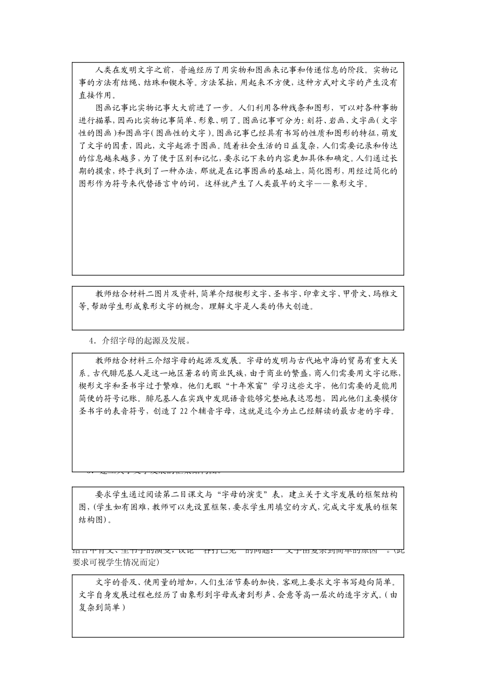 高一历史主题一人类早期文明第2课文字教学设计_第2页