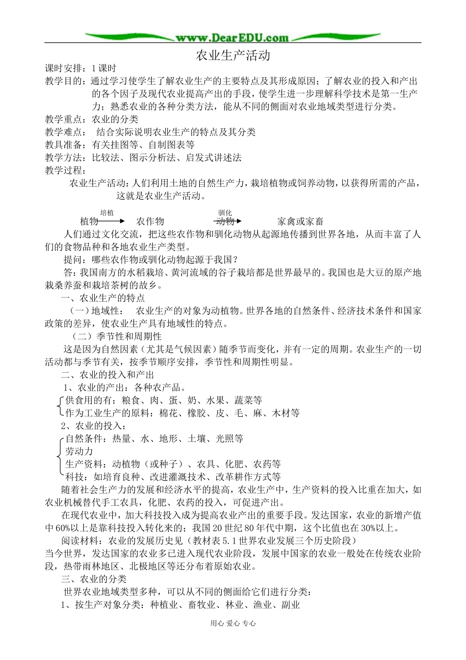 人教版高中地理必修下册农业生产活动2_第1页