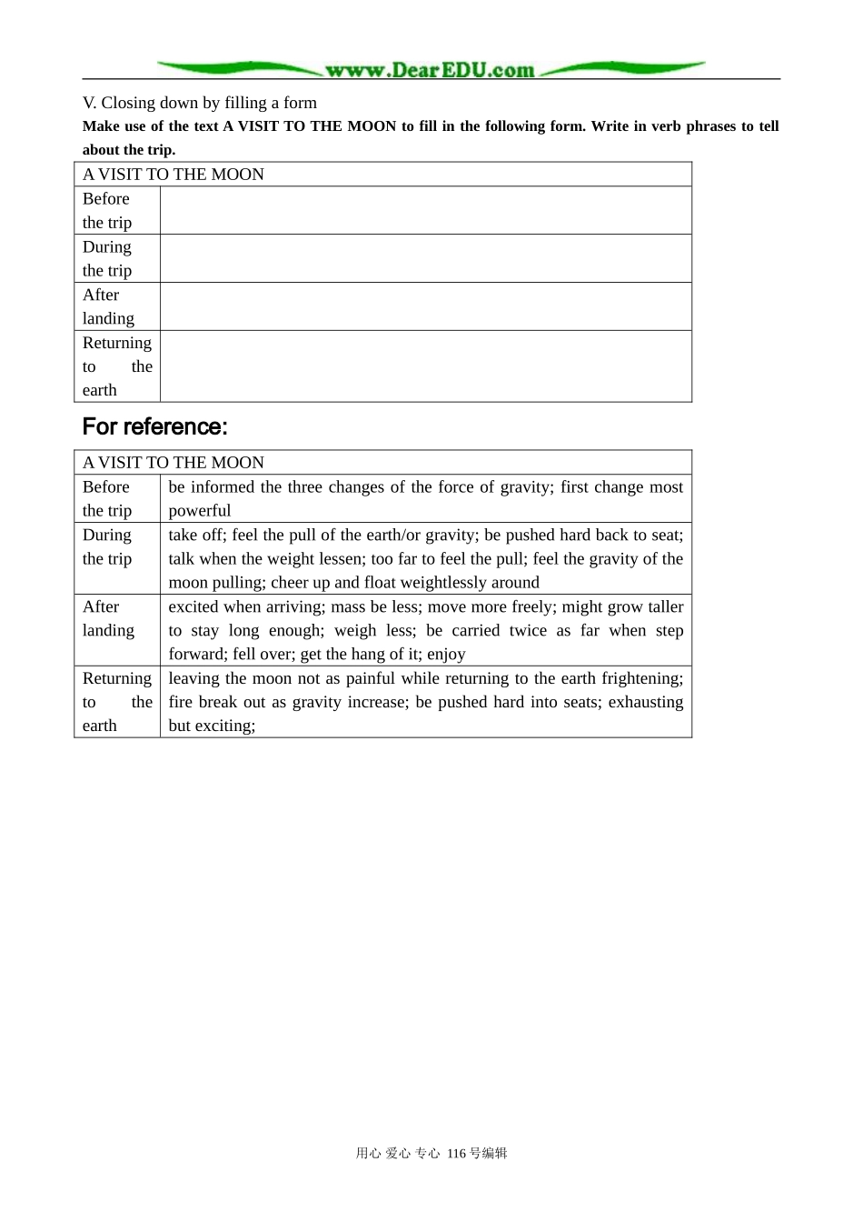 高中英语Unit 4 Astronomy the science of the stars-Part1 Teaching Design教案(3)新课标 人教版 必修3_第2页