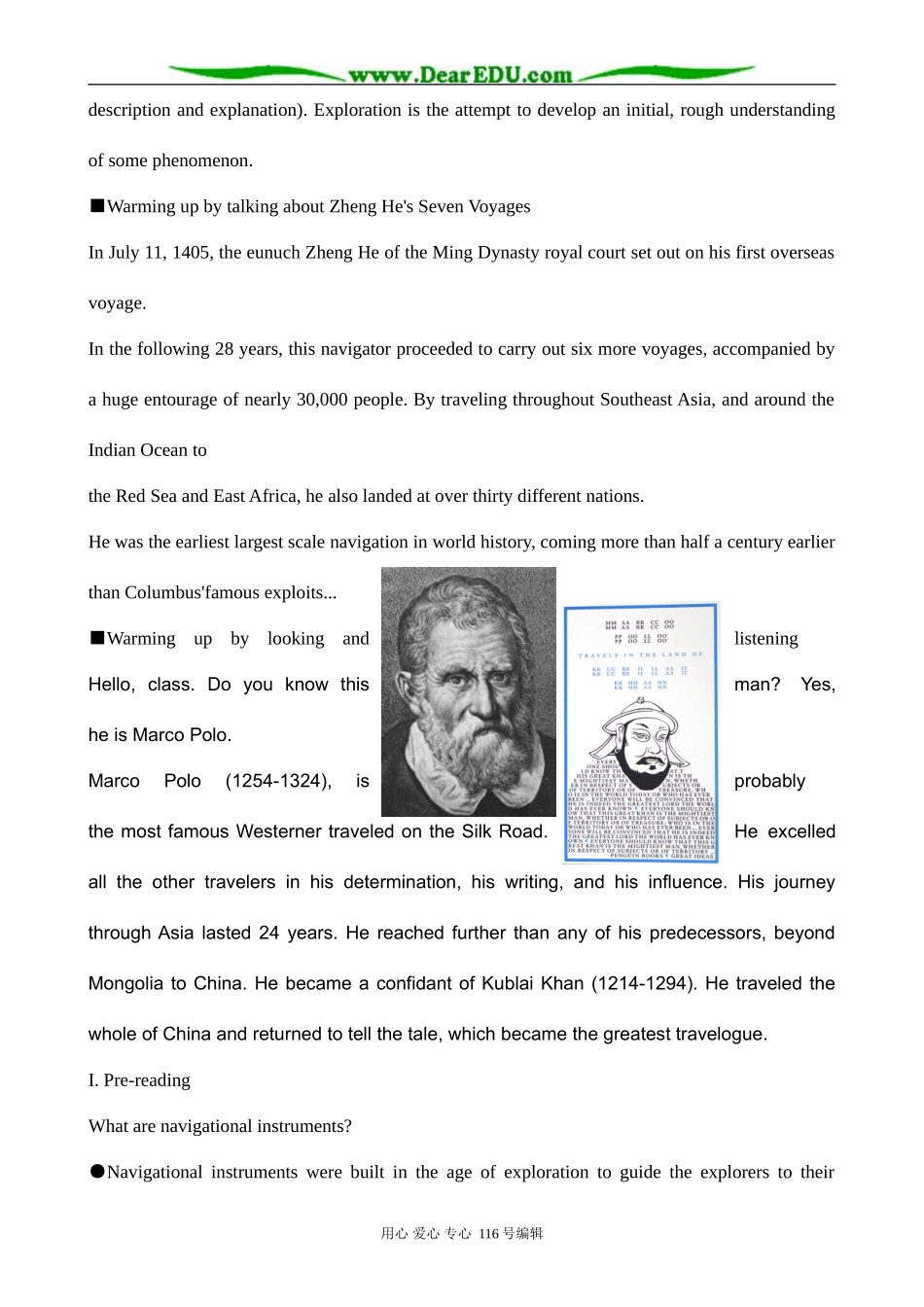 高中英语Unit 2 Sailing the oceans--Reading_第2页