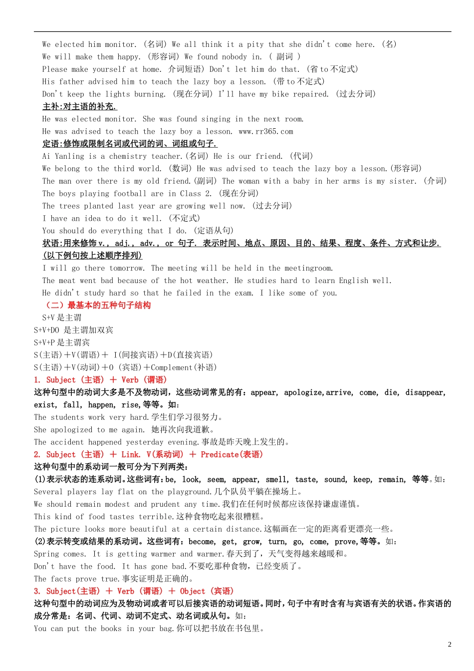 高中英语 第十届科普英语竞赛低年级讲义二教案_第2页