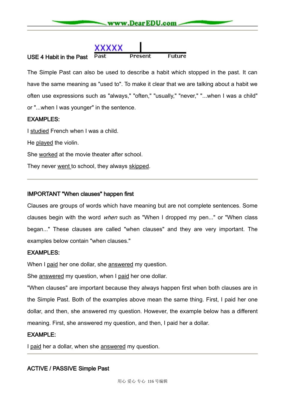 高中英语必修5Module2 Period2：Grammar--Review of verb forms(2)_第3页