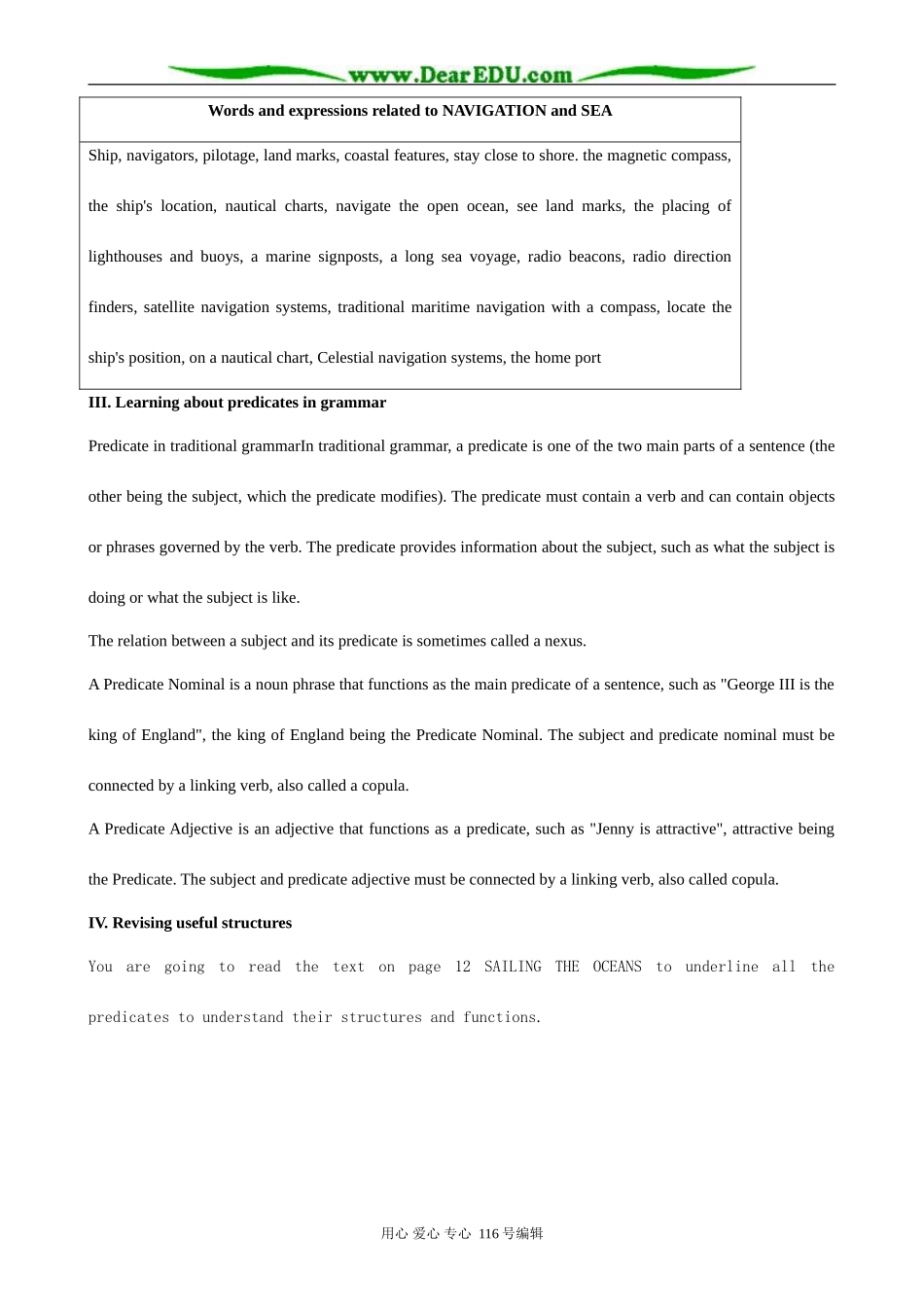 高中英语Unit 2 Sailing the oceans Learning about Language_第2页