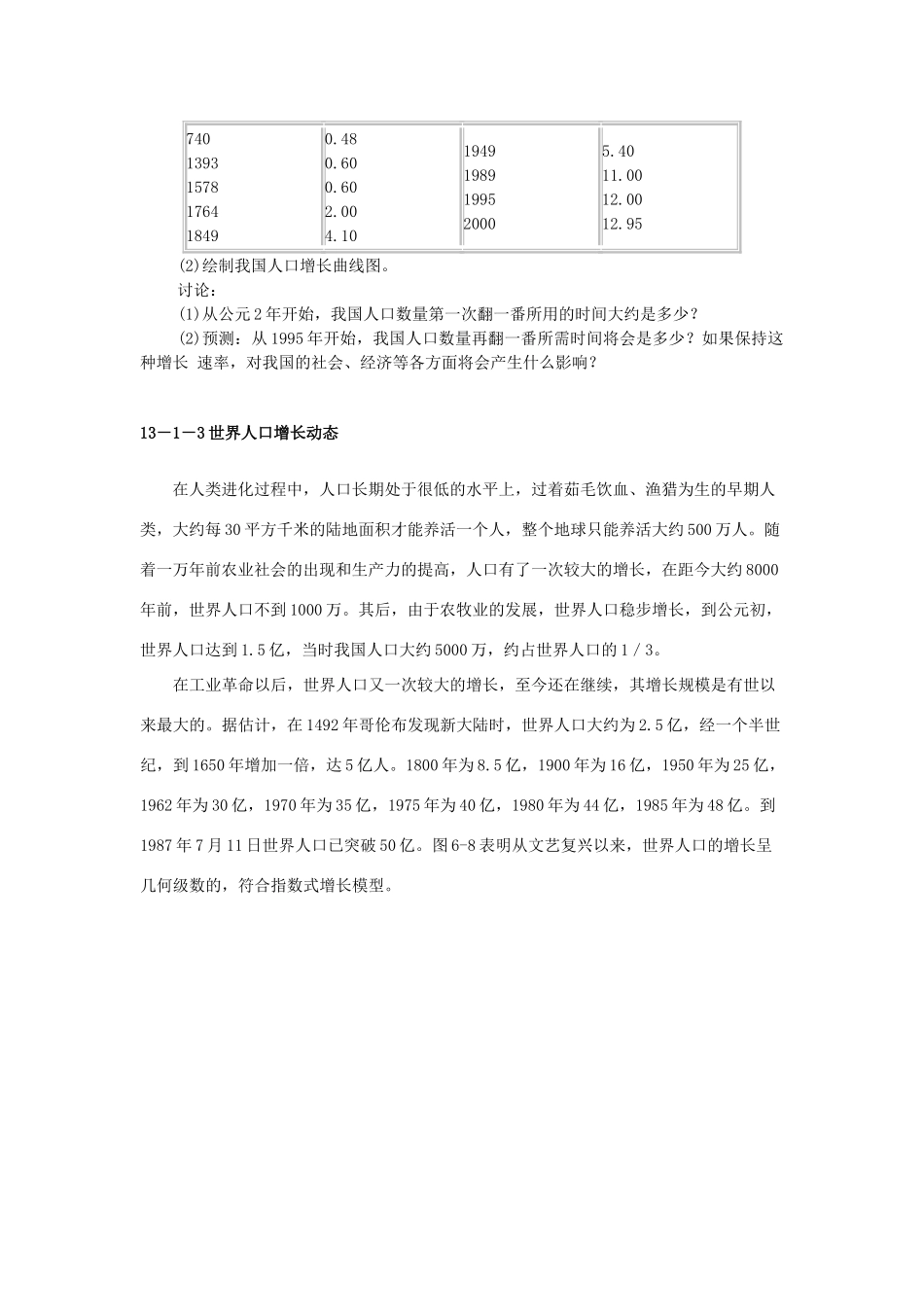 云南省祥云县禾甸中学七年级生物下册《13-1 关注生物圈―—环境在恶化》（22课时）教案 苏教版_第2页