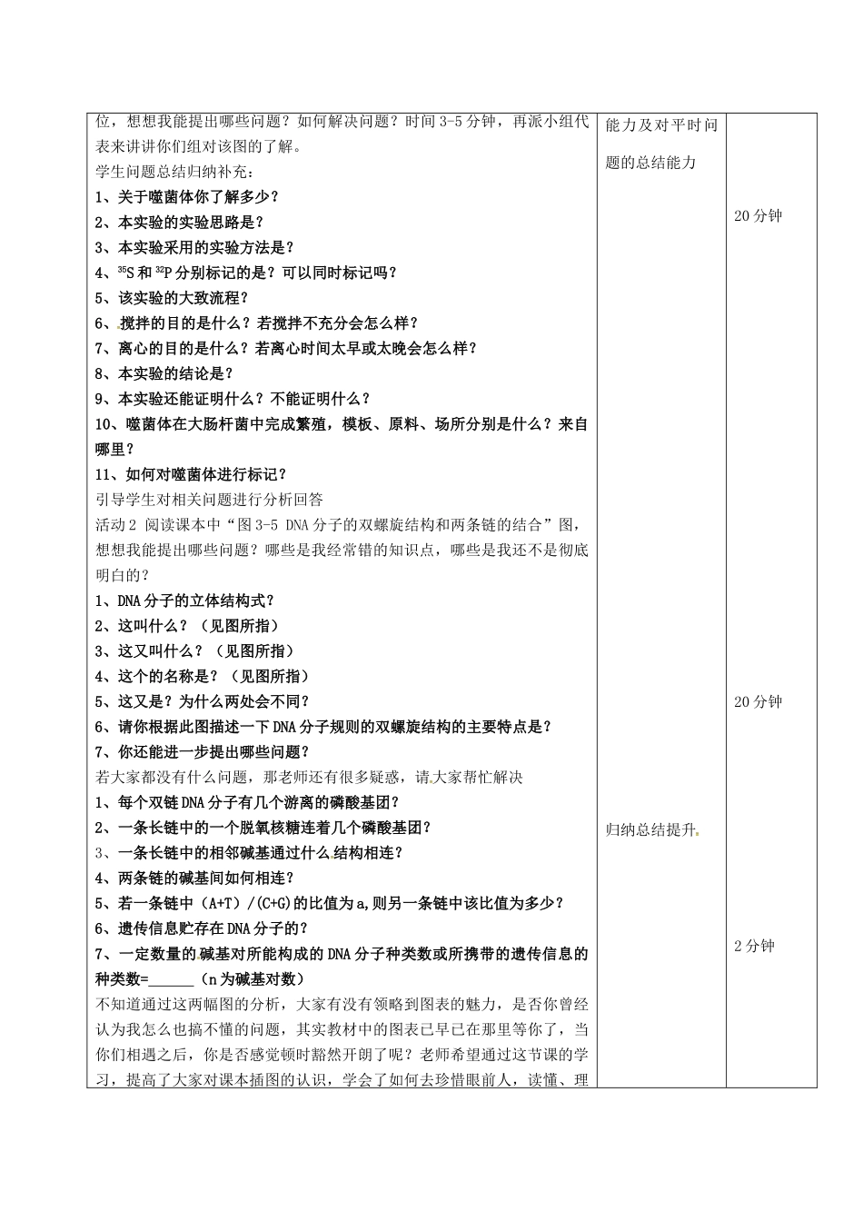 浙江省金华市高考生物一轮复习 遗传的分子基础——如何阅读、剖析教材中的插图教学设计-人教版高三全册生物教案_第2页