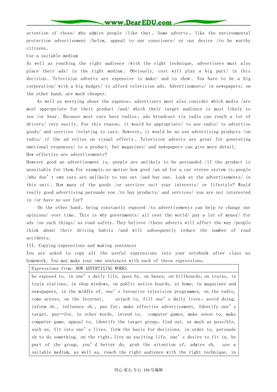 高中英语Unit 5 Inside advertising-reading_第3页