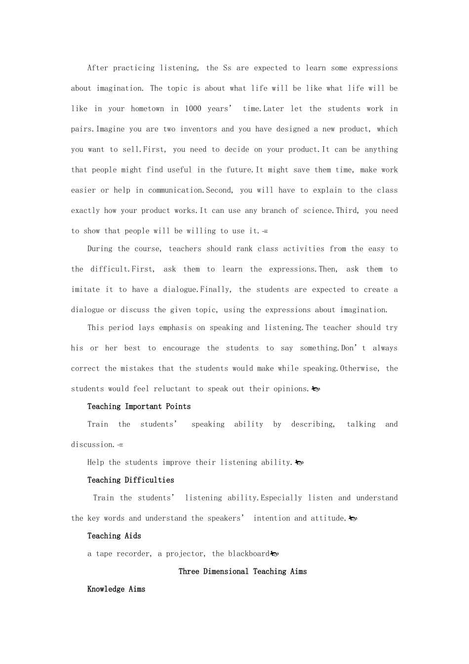 云南省弥勒县庆来中学高中英语 Unit 3 Life in the future Period优秀教案3 新人教版必修5_第2页