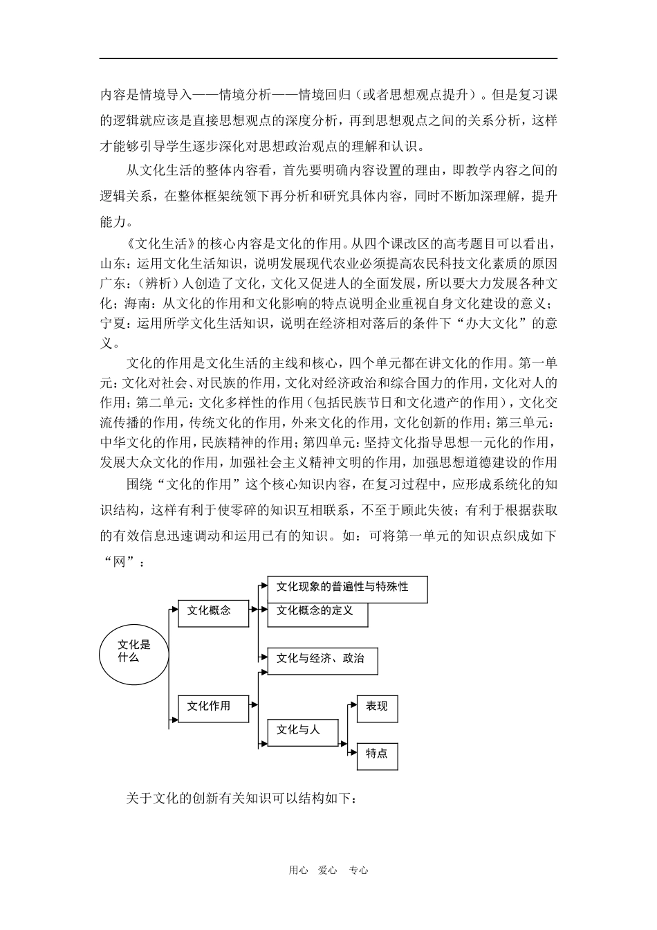 高中政治：《文化生活》高考复习课思路教案新人教必修3_第2页