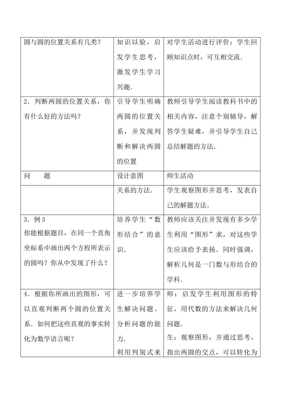 苏教版九年级数学上册圆与圆的位置关系_第2页