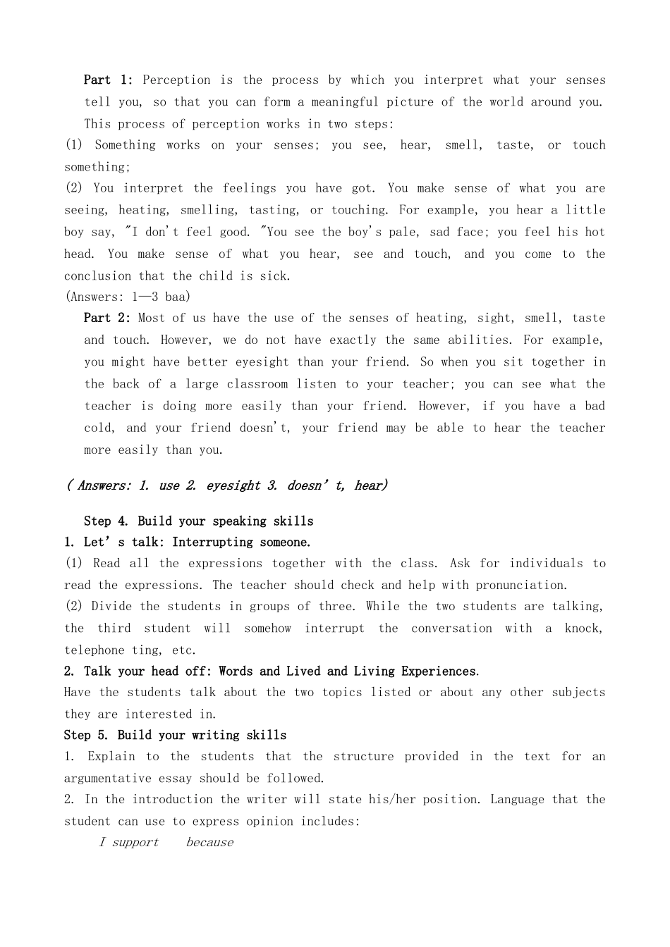 冀教版高中英语必修5Unit5 Words and how we use them_第3页