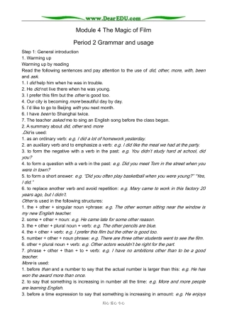 外研版英语必修10 Module4 The Magic of Film-Grammar and Usage078