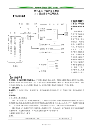 人教版高中地理选修2国土整治与区域开发2