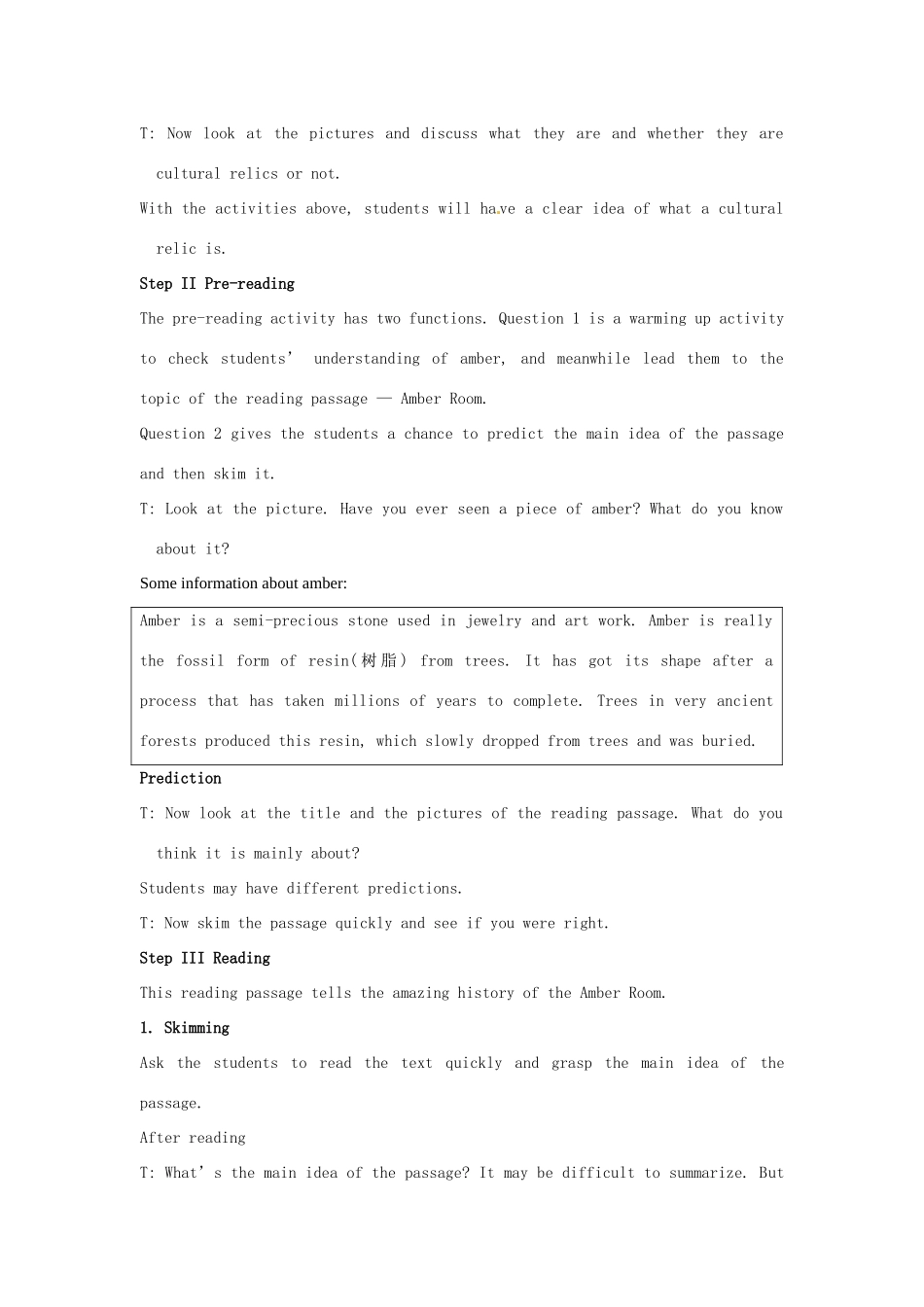 河北省邯郸四中高中英语 Using languagereading 教案 新人教版必修2_第3页