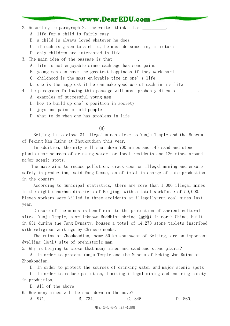 牛津版高中英语必修5Unit1 Getting along with others--Reading：Secrets and lies2_第3页