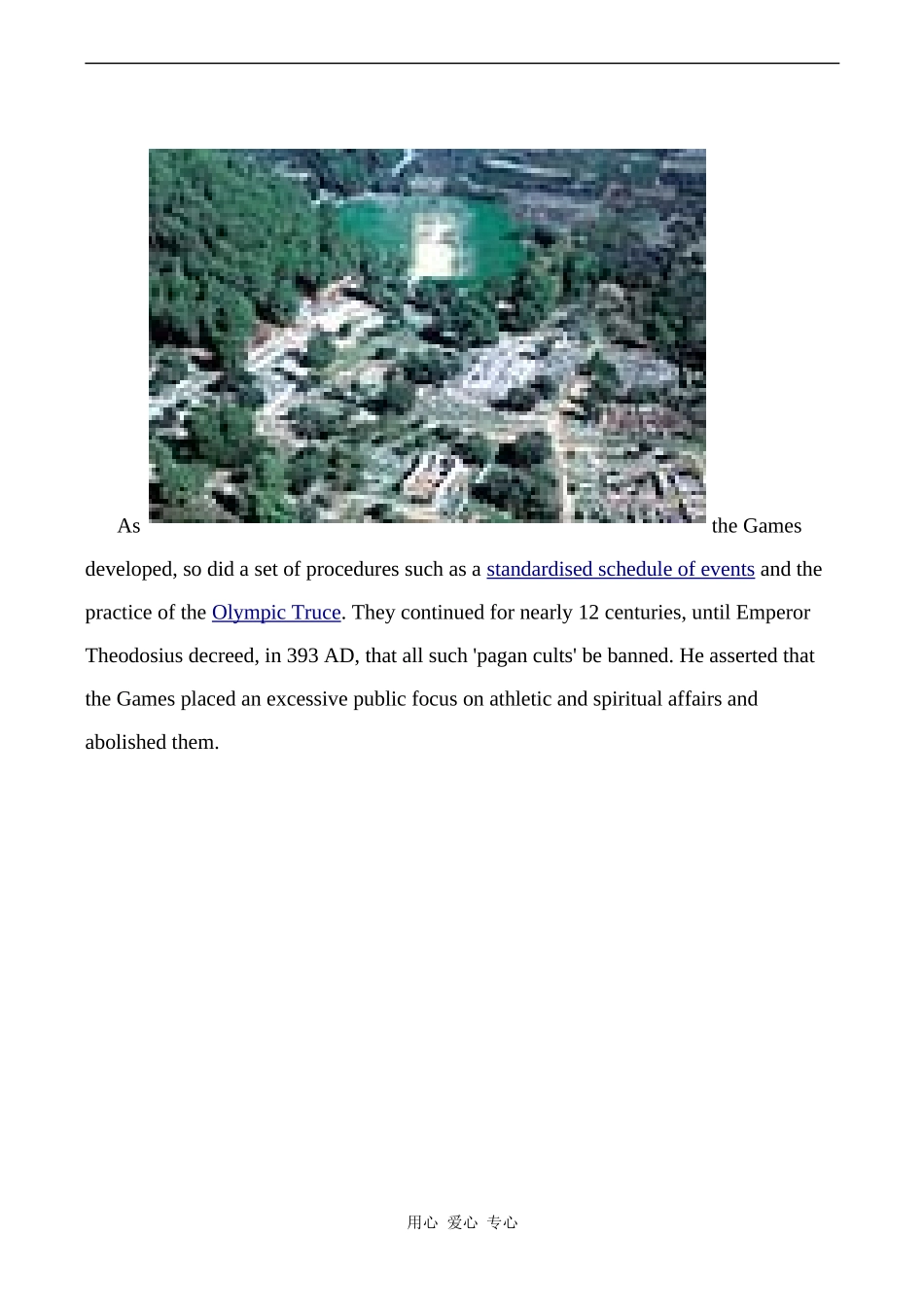 高中英语Unit2 The Olympic Games文章 Ancient Olympic Games人教版必修二_第2页