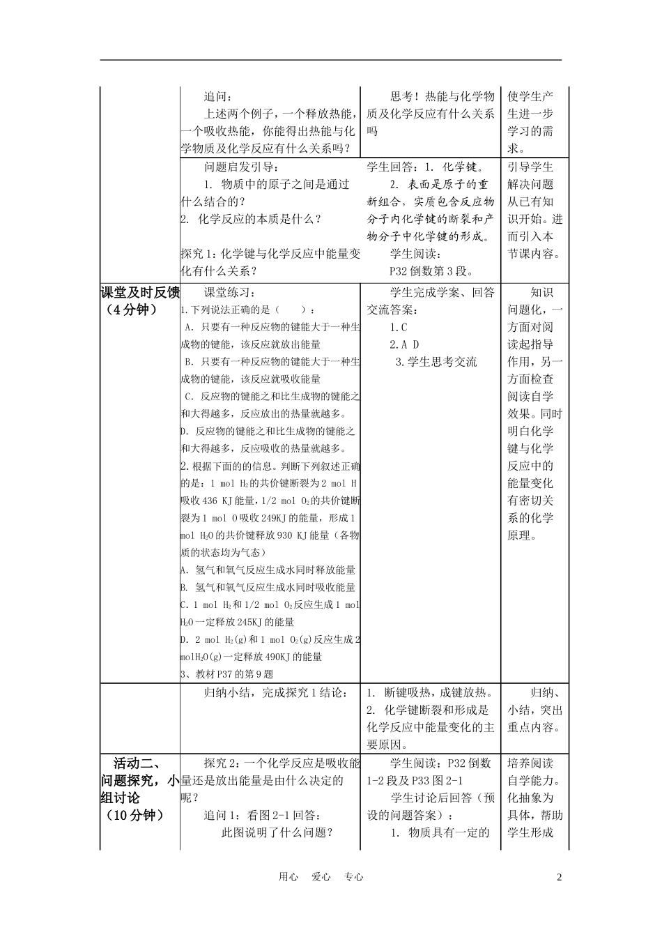 高考化学 教学过程设计_第2页