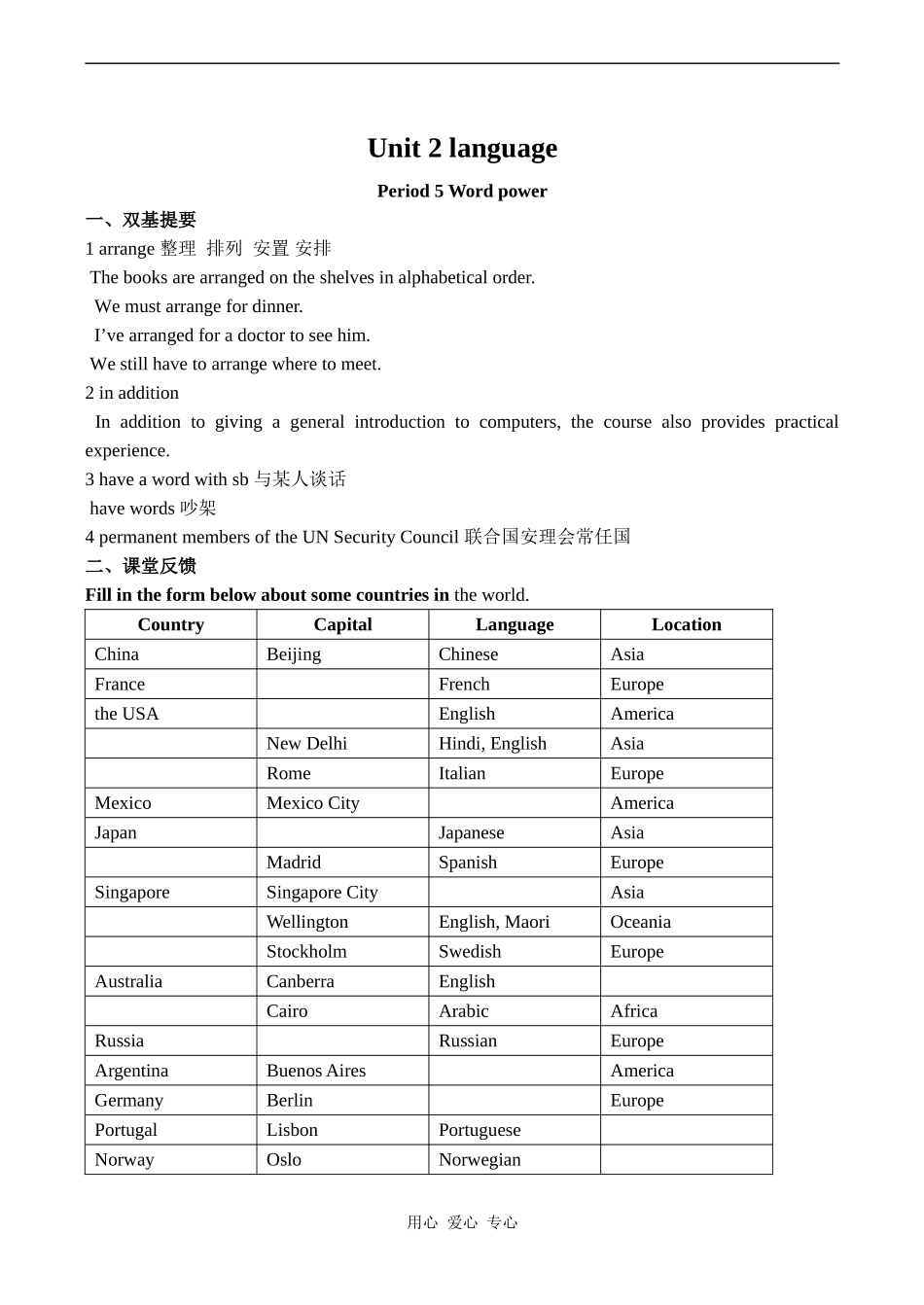 高中英语Unit 2 language 5牛津版必修三_第1页