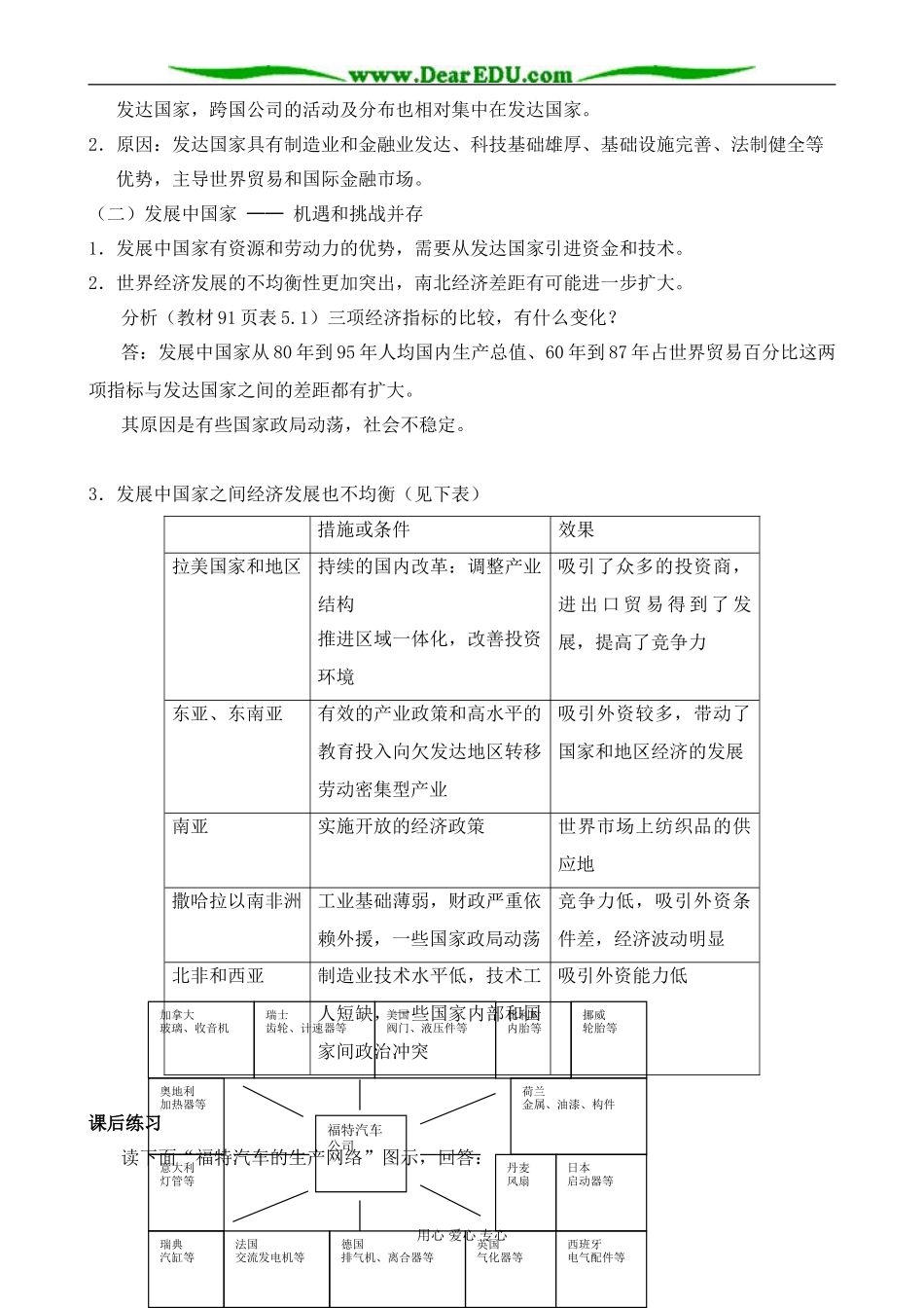 人教版高中地理选修1世界经济全球化2_第3页