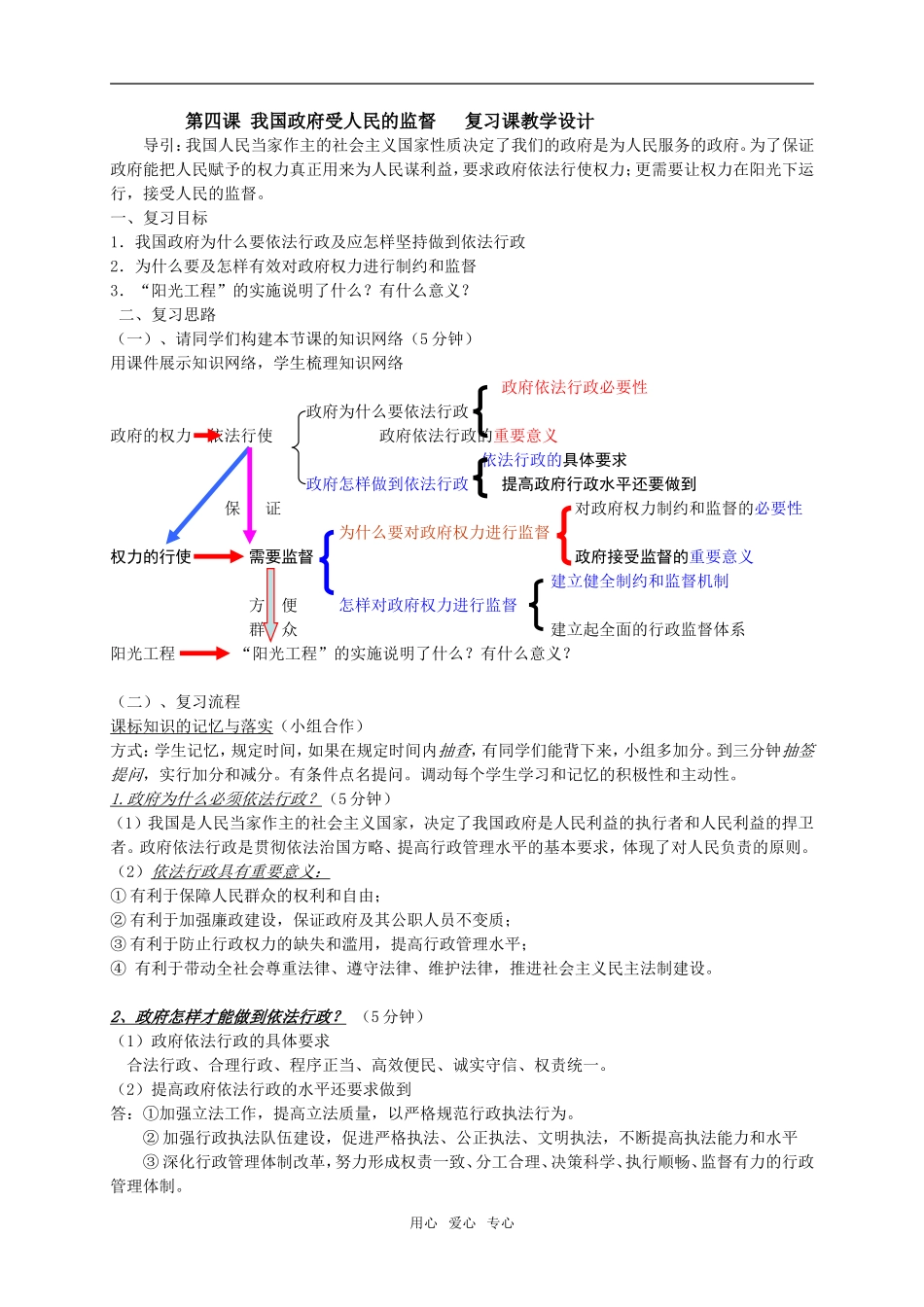 高中政治第四课 我国政府受人民的监督人教版必修3_第1页
