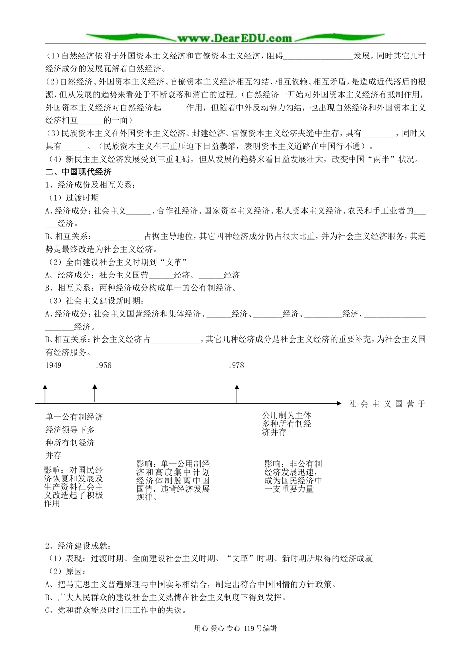 高三历史专题中国近现代经济史_第3页