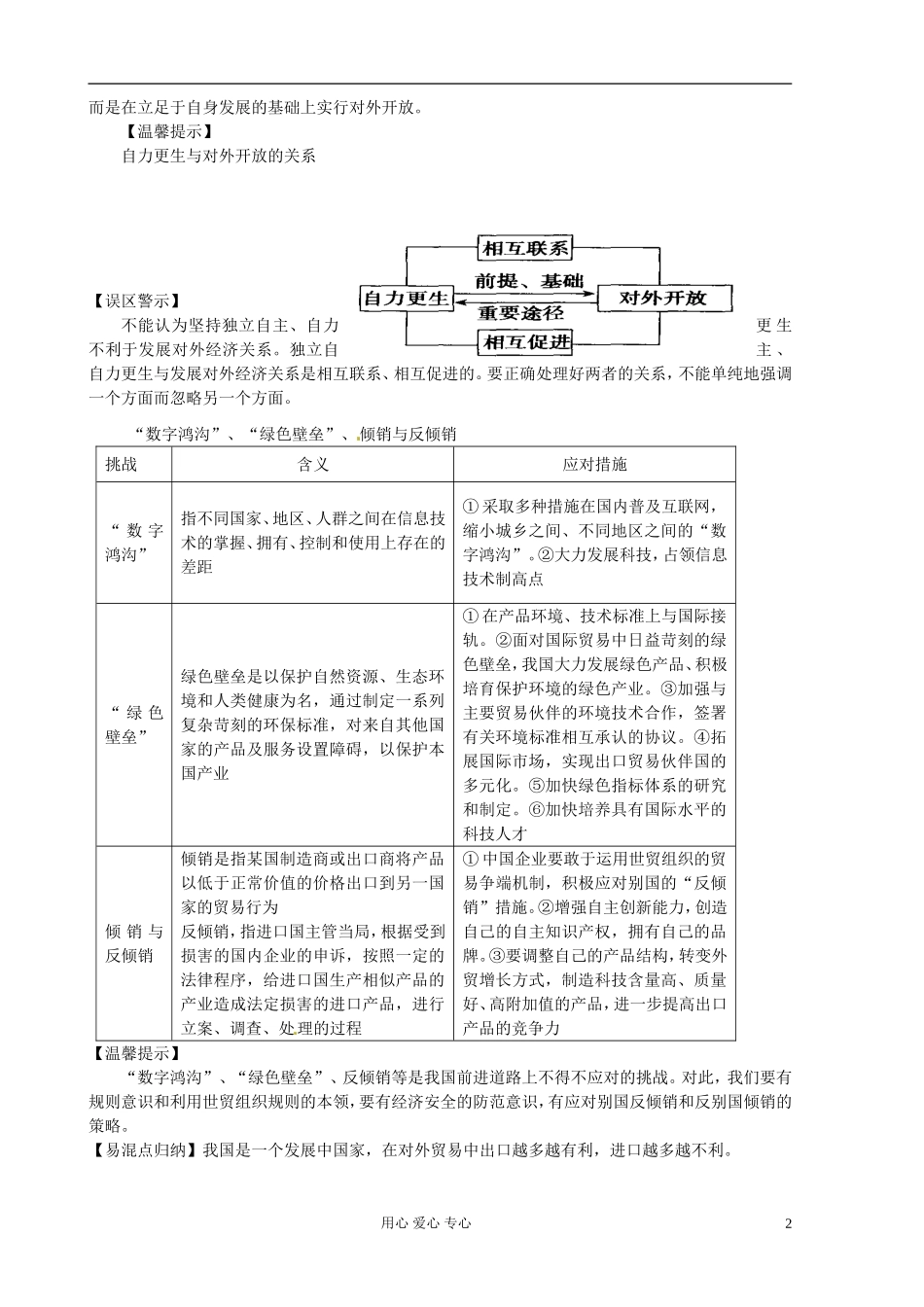 高中政治 第11课 经济全球化与对外开放教案 新人教版必修1_第2页