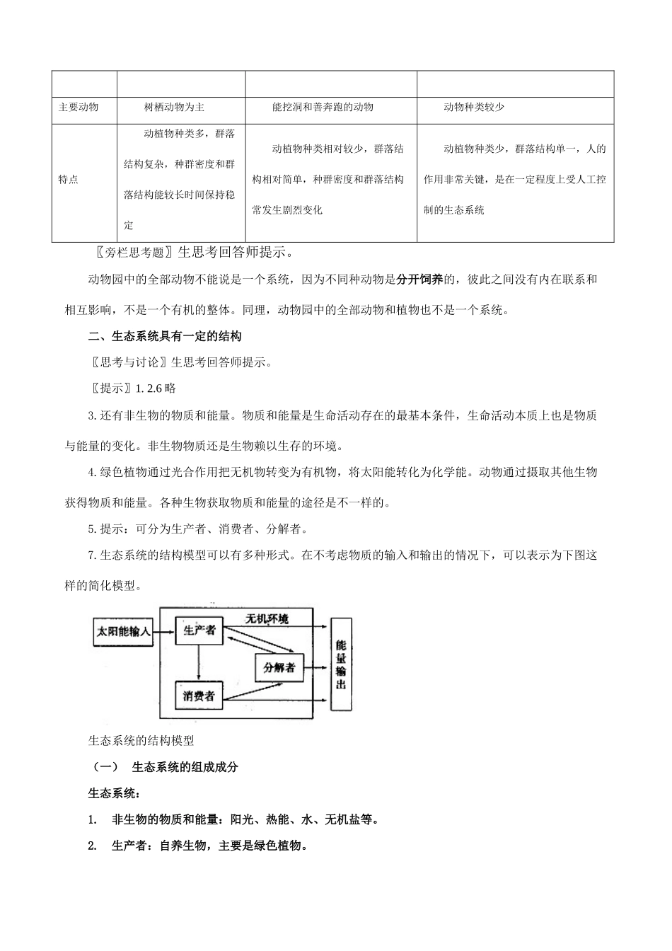新人教版必修3高中生物生态系统的结构教案_第2页
