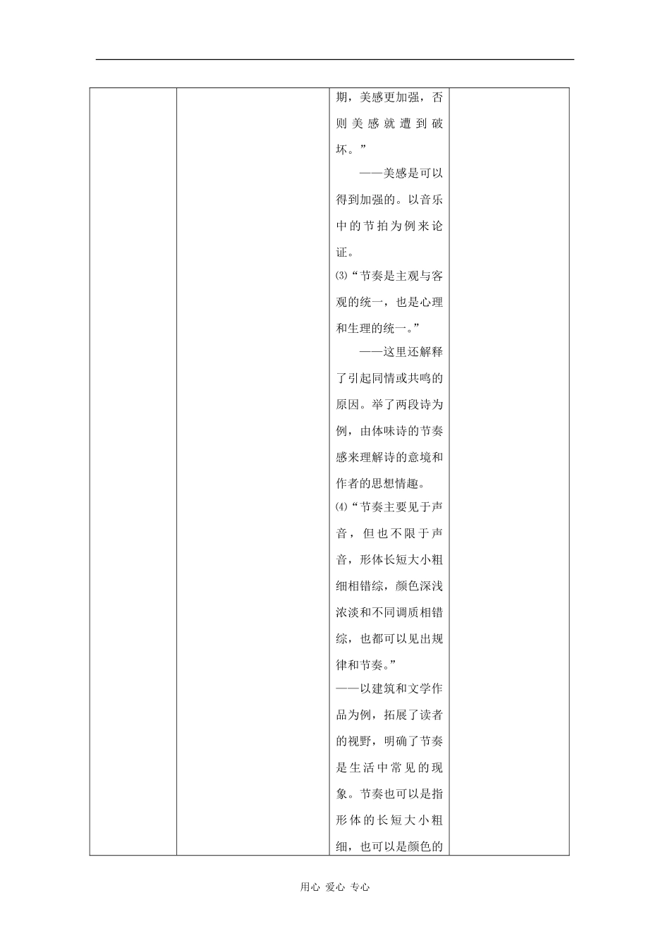 高三语文：2.6 你为什么会感到愉快 教案沪教版第六册_第3页